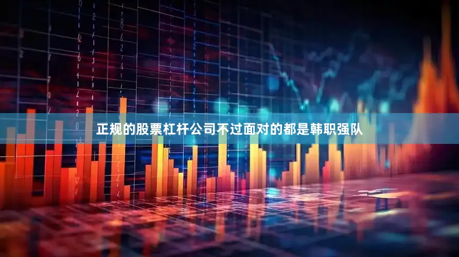 正规的股票杠杆公司不过面对的都是韩职强队